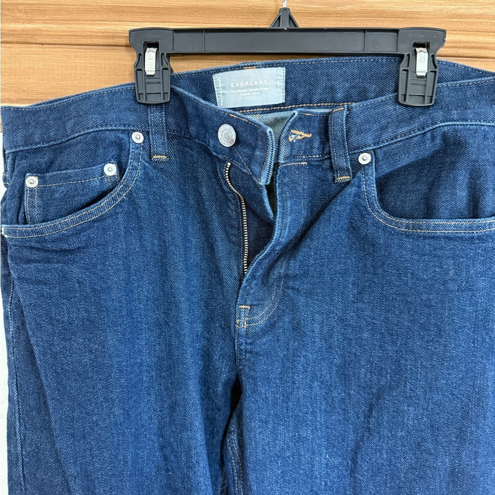 Everlane Blue Straight Jeans Classic Denim